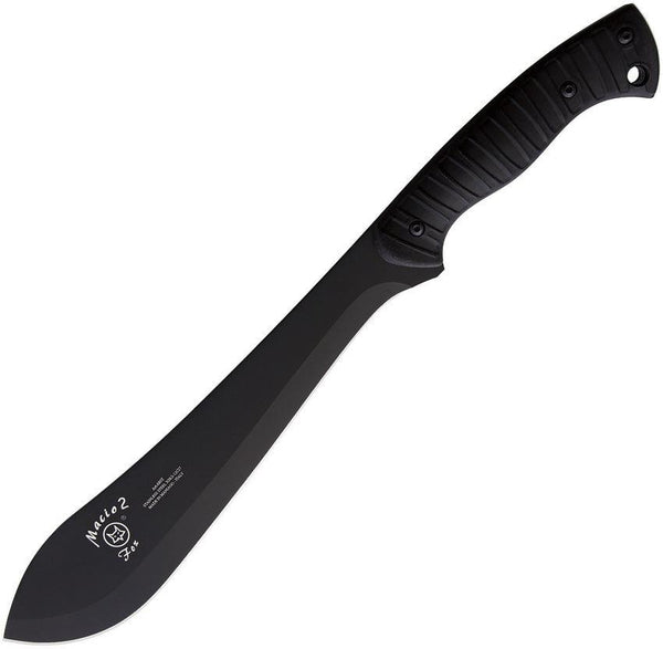 Fox Macho Machete Black FRN PTFE Coated 1.4116 Stainless - Knives.mx