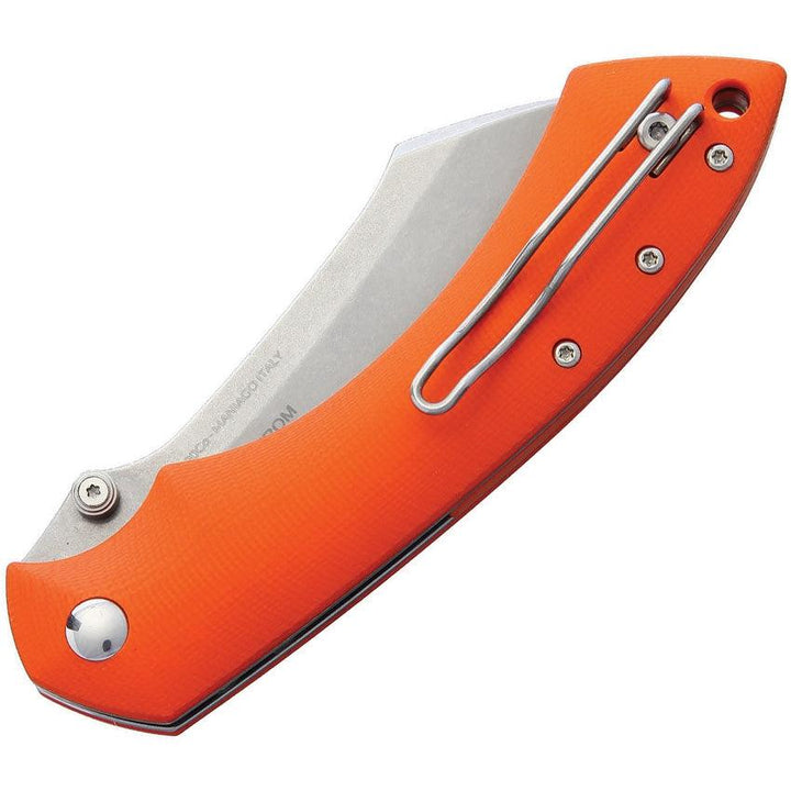 FOX Max Rom Pelican Linerlock Orange - Knives.mx