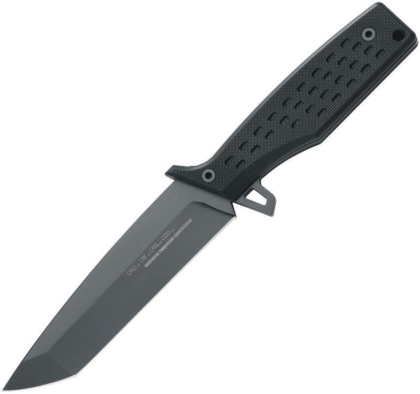 Fox N.E.R.O. Fixed Blade Black G10 Gray Coated Tanto Bohler N690 - Knives.mx