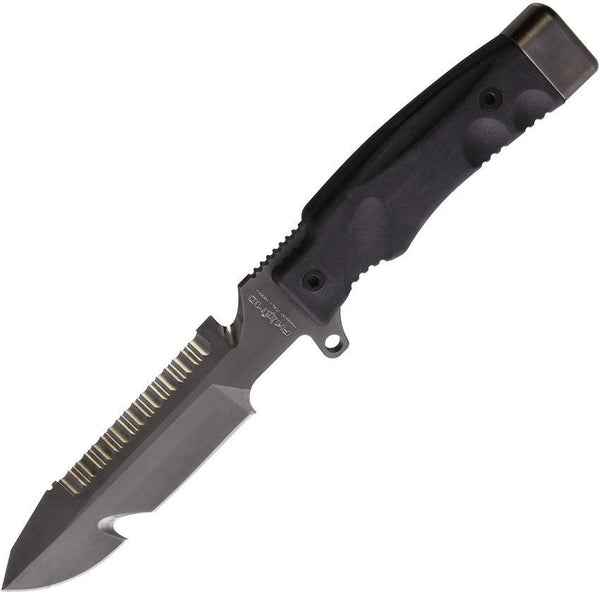 FOX OMG Kaimano Combat Diver Black PTFE Coated Bohler N690 - Knives.mx