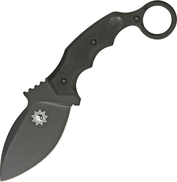 Fox Parong Fighting Knife Blackout G10 N690Co - Knives.mx