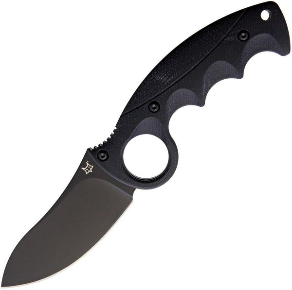 Fox Russ Kommer Alaska Fixed Blade Grooved G10 Coated Becut - Knives.mx