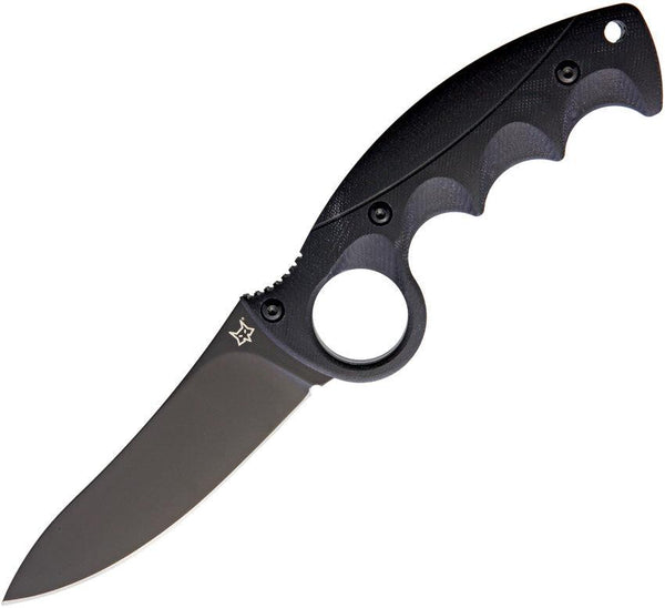 Fox Russ Kommer Alaska Fixed Blade Grooved G10 Coated Becut - Knives.mx
