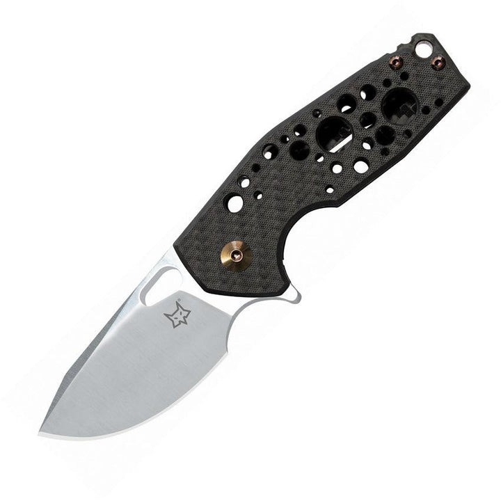 FOX Suru Framelock Carbon fiber Satin Bohler M390 - Knives.mx