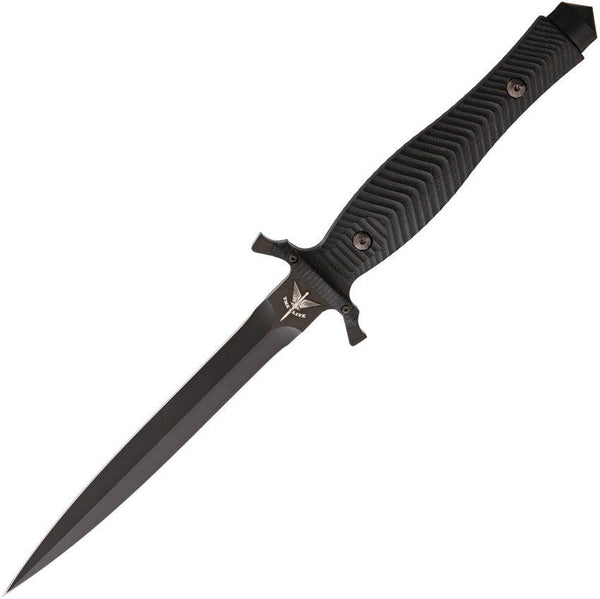 Fox The Elite Dagger Double Edge Black N690Co - Knives.mx