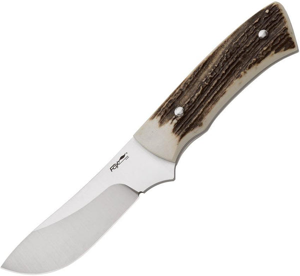 Fox Vintage Fixed Blade Stag Satin 440C - Knives.mx
