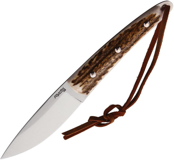 Fox Vintage Fixed Blade Stag Satin 440C - Knives.mx