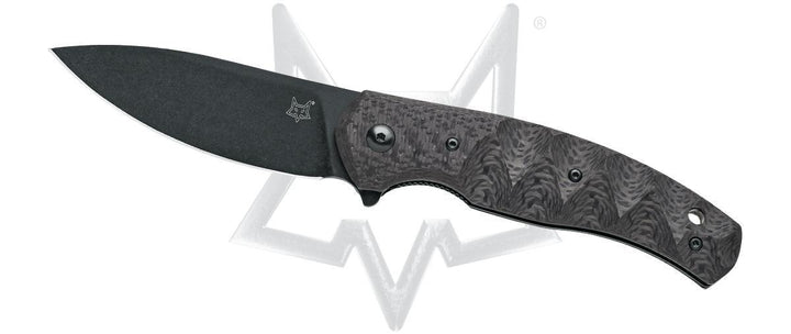 Fox Ziggy Linerlock CF Black - Knives.mx