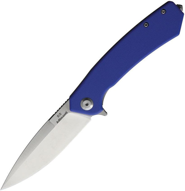 Ganzo Adimanti Framelock Blue G10 & Stainless Satin D2 - Knives.mx