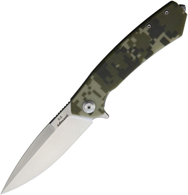 Ganzo Adimanti Framelock Camo G10 & Stainless Satin D2 - Knives.mx