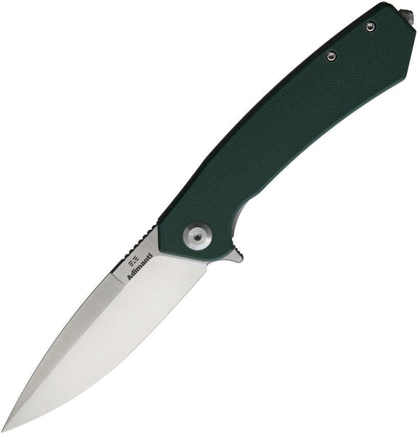 Ganzo Adimanti Framelock Green G10 & Stainless Satin D2 - Knives.mx