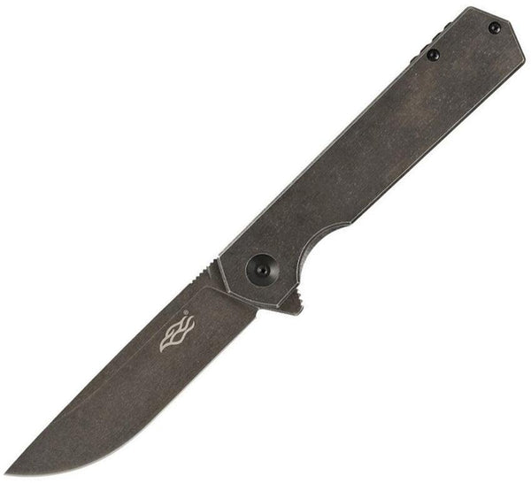 Ganzo Firebird Framelock Stainless Black SW D2 - Knives.mx