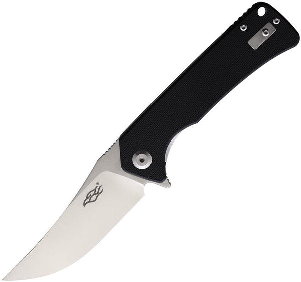 Ganzo Firebird Linerlock Black G10 Satin Clip Point D2 - Knives.mx