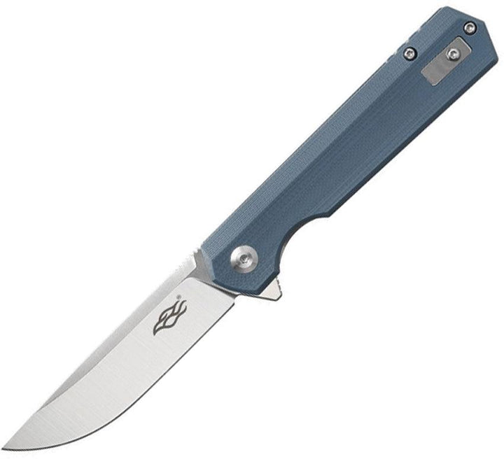 Ganzo Firebird Linerlock Blue Gray G10 D2 - Knives.mx