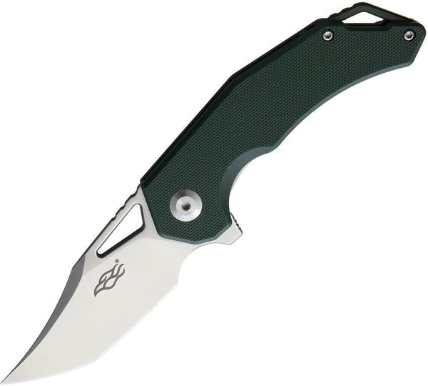 Ganzo Firebird Linerlock Green G10 Satin Clip Point D2 - Knives.mx