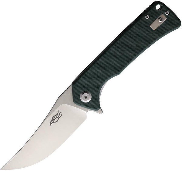 Ganzo Firebird Linerlock Green G10 Satin Clip Point D2 - Knives.mx