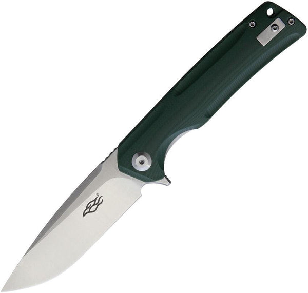 Ganzo Firebird Linerlock Green G10 Satin D2 - Knives.mx