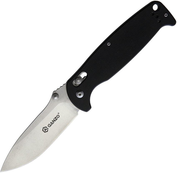 Ganzo G7412 G-Lock Black G10 Satin 440C - Knives.mx