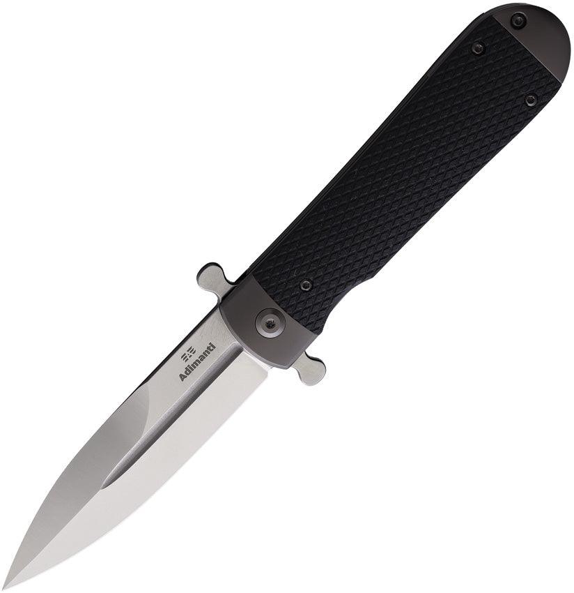 Ganzo Samson Linerlock Black Textured G10 Satin D2 - Knives.mx