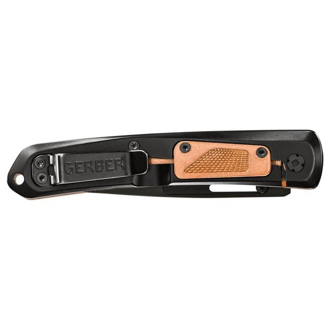 Gerber Affinity Framelock Copper Black Finish D2 - Knives.mx