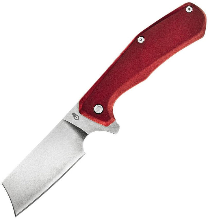 Gerber Asada Framelock Red Aluminum Stonewash 7Cr17MoV - Knives.mx