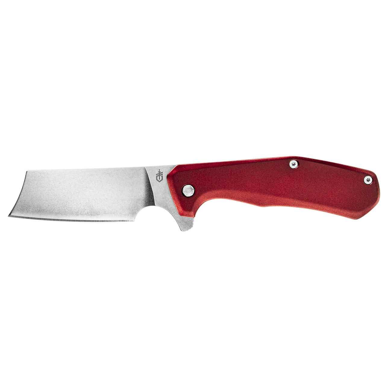 Gerber Asada Framelock Red Aluminum Stonewash 7Cr17MoV - Knives.mx