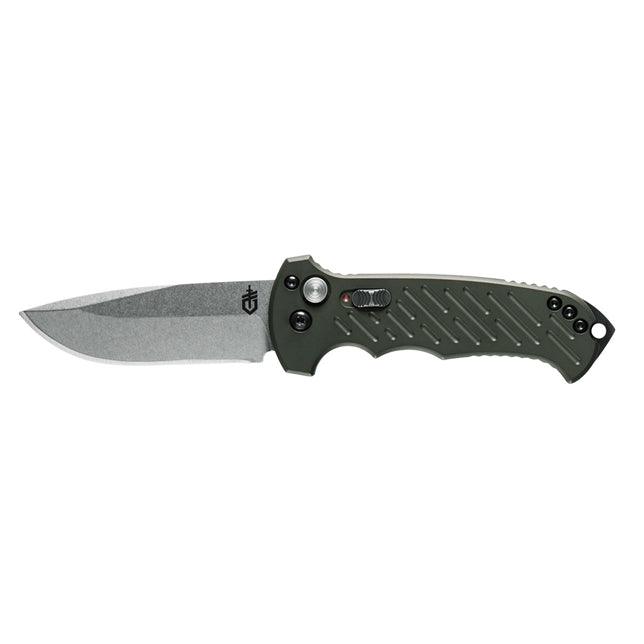 Gerber Auto 06 10th Anniversary Green Cerakote Aluminum Drop SW CPM S30V - Knives.mx