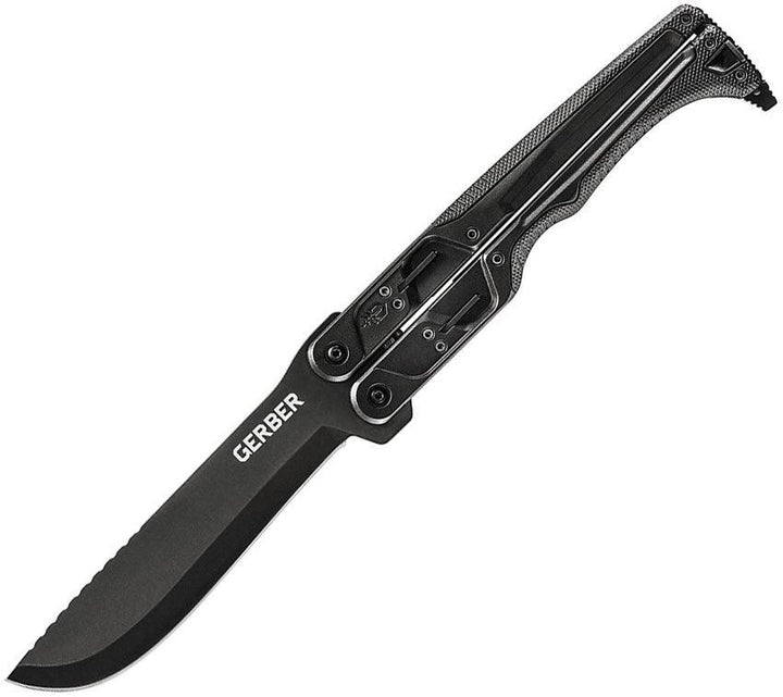 Gerber Doubledown Machete Blackout Stainless Handle 420HC - Knives.mx