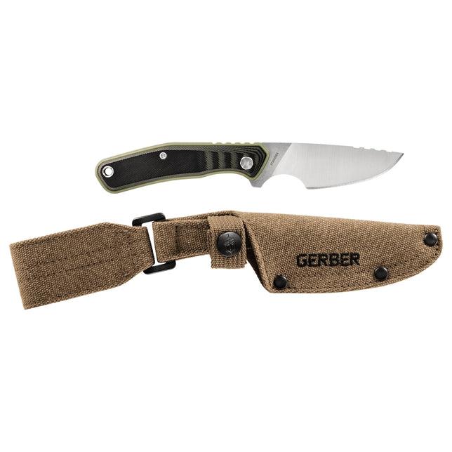 Gerber Downwind Caper Fixed Blade Olive Green G10 7Cr17MoV - Knives.mx