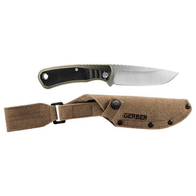 Gerber Downwind Fixed Blade Olive Green G10 7Cr17MoV - Knives.mx