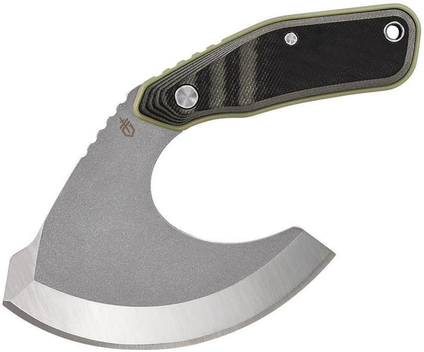 Gerber Downwind Ulu Black & Green G10 Stonewash 7Cr - Knives.mx