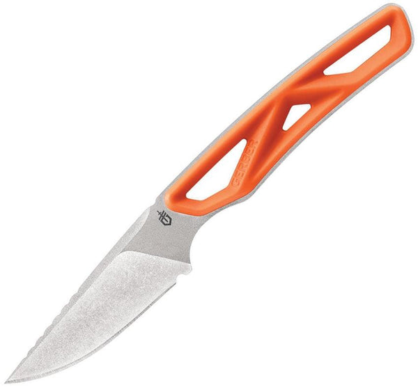 Gerber EXO-MOD Fixed Blade Caper Orange GRN Stonewash 7Cr - Knives.mx