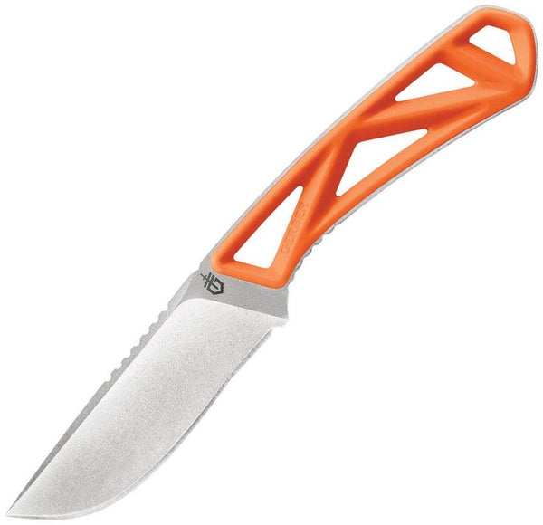 Gerber Exo Mod Fixed Blade Orange GRN Stonewash Drop Point - Knives.mx