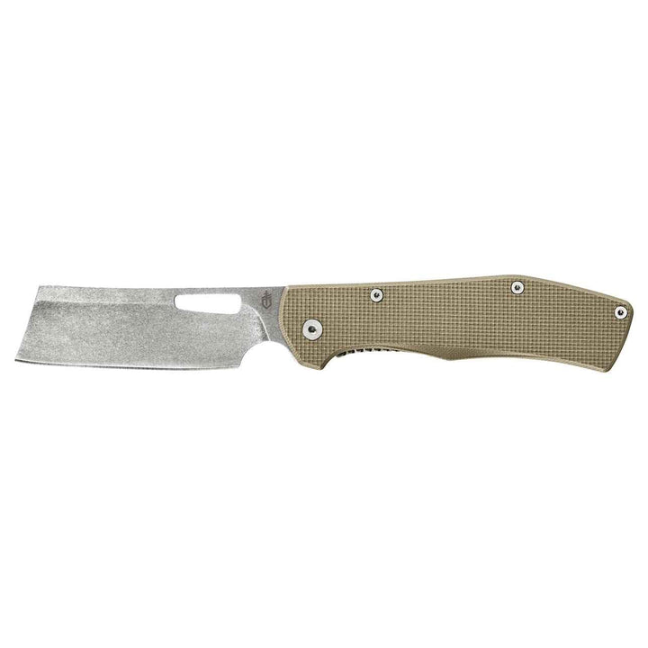 Gerber Flatiron Framelock Desert Tan G10 SW 7Cr17MoV - Knives.mx