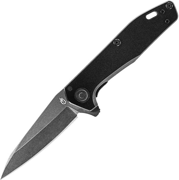 Gerber Folding Knife Fastball Linerlock Blackout Aluminum Stonewash Wharncliffe CPM S30V - Knives.mx