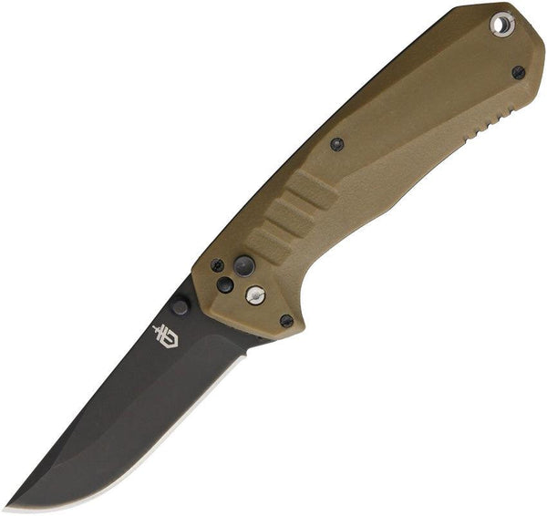 Gerber Haul Plunge Lock A/O Coyote Tan GFN Black 5Cr15MoV - Knives.mx