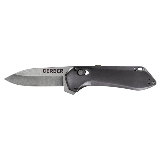 Gerber Highbrow Compact Pivot Lock A/O Gray Aluminum Stonewash 7Cr17MoV - Knives.mx