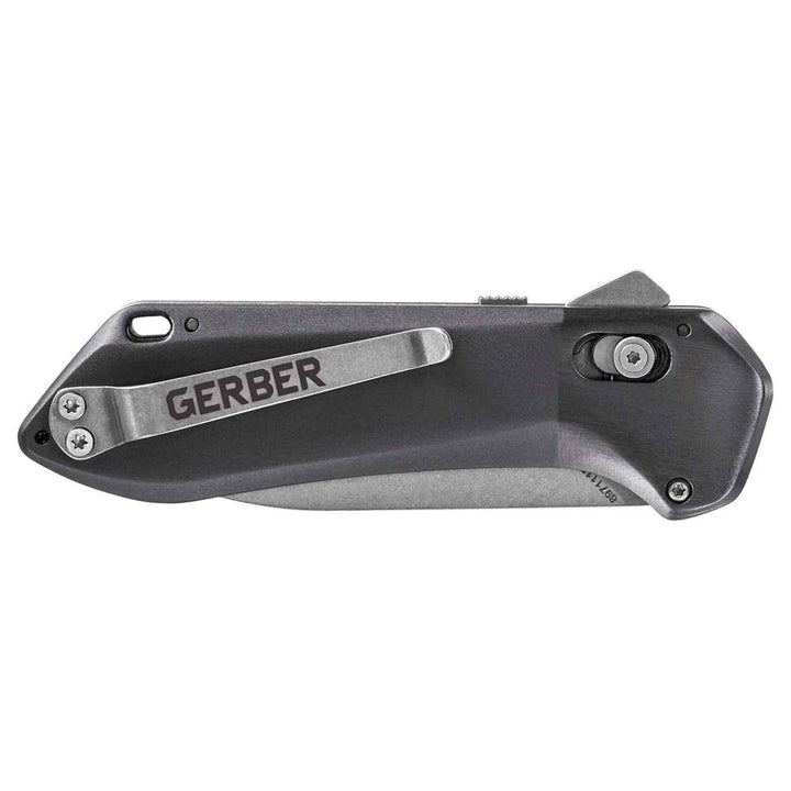 Gerber Highbrow Compact Pivot Lock A/O Gray Aluminum Stonewash 7Cr17MoV - Knives.mx