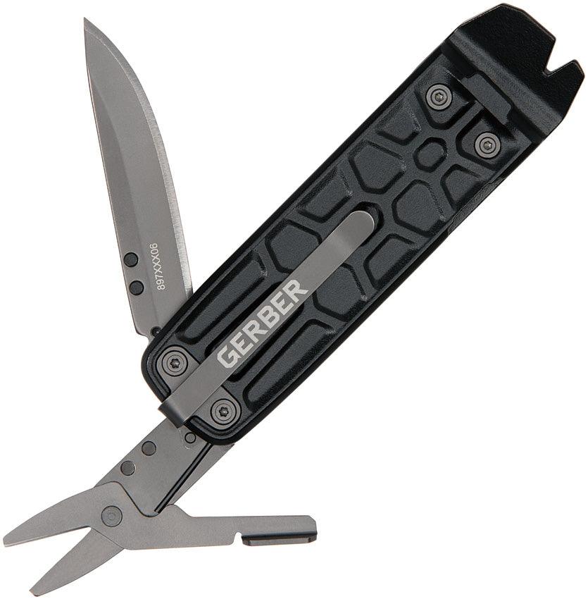 Gerber Lockdown Slim Multi Tool Black Onyx Aluminum - Knives.mx