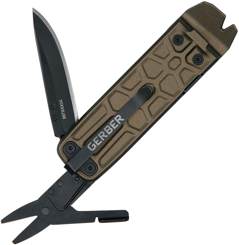 Gerber Lockdown Slim Multi Tool Bronze Aluminum - Knives.mx