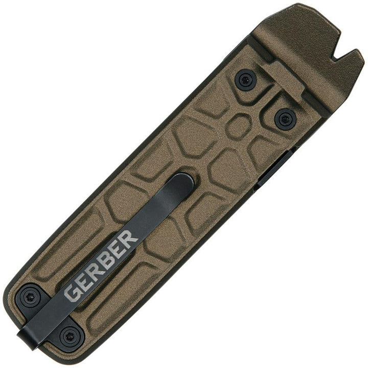 Gerber Lockdown Slim Multi Tool Bronze Aluminum - Knives.mx