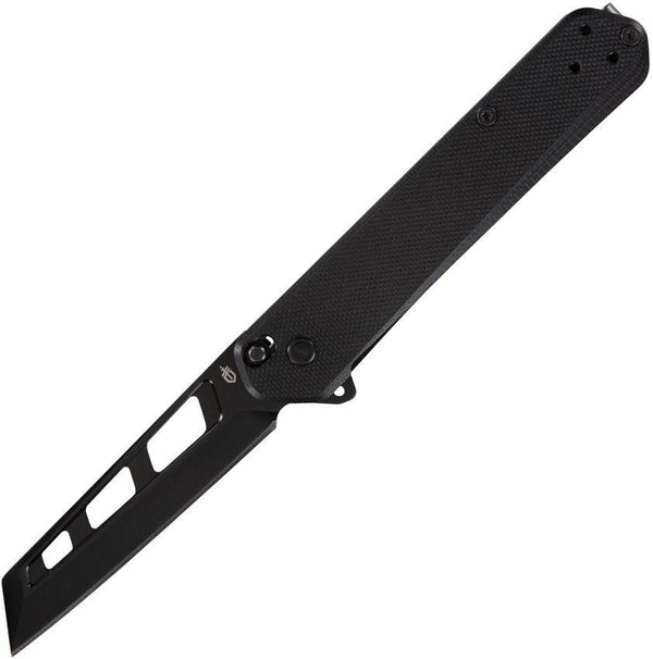 Gerber Pledge Spire Linerlock A/O Black G10 Reverse Tanto D2 - Knives.mx