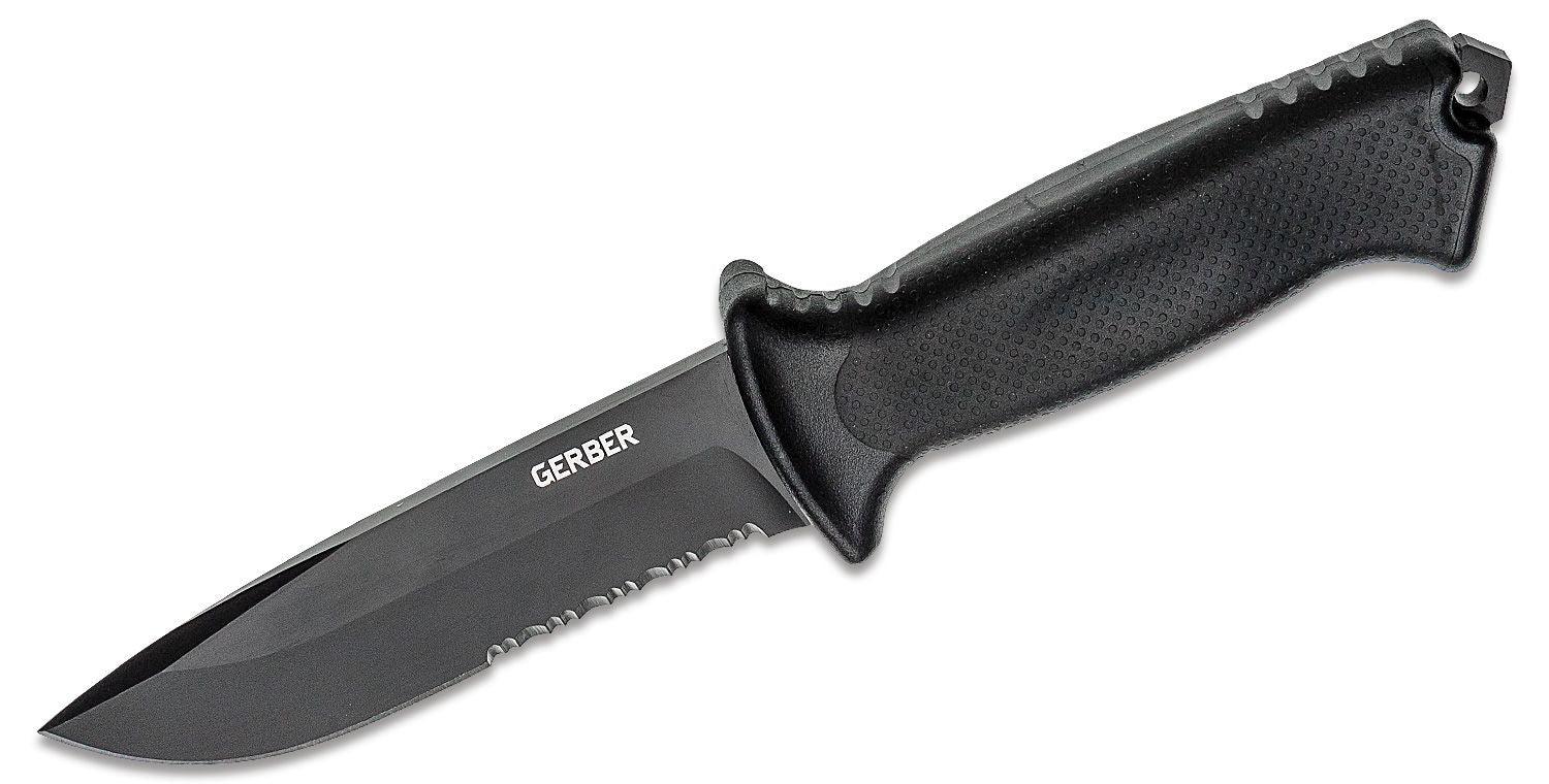 Gerber Prodigy Fixed Blade Serrated Drop Point 420HC - Knives.mx
