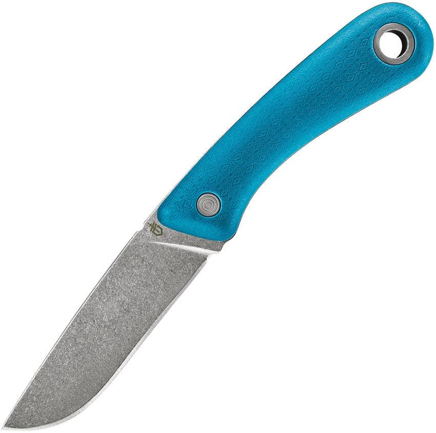 Gerber Spine Fixed Blade Cyan Rubber Stonewash 7Cr17MoV - Knives.mx
