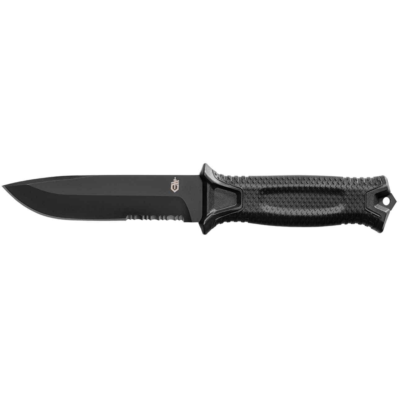 Gerber Strongarm Fixed Blade Black Serrated 420HC - Knives.mx