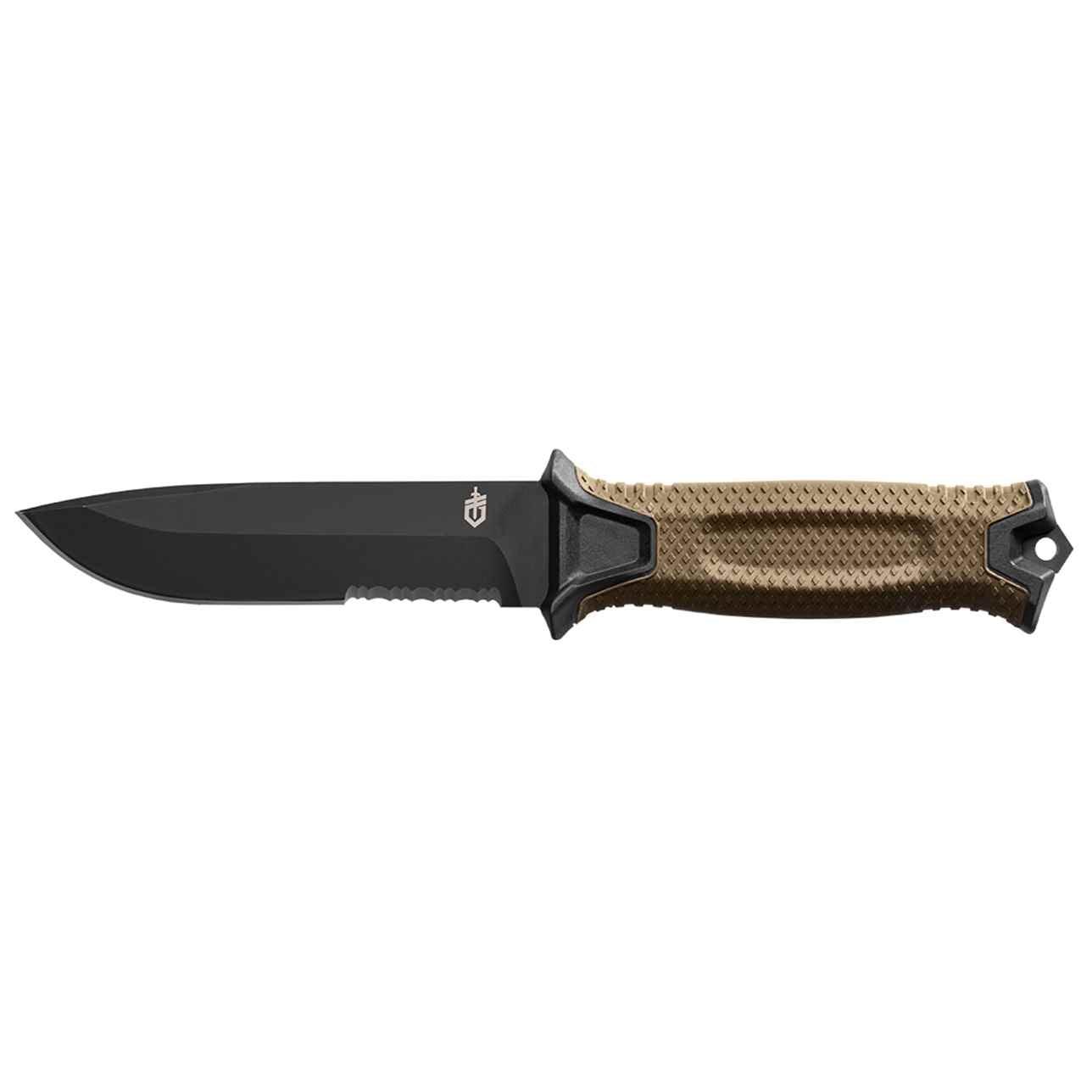 Gerber Strongarm Fixed Blade Coyote Serrated 420HC - Knives.mx
