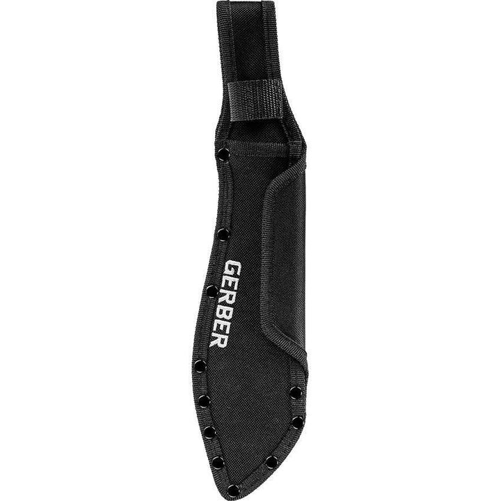 Gerber Versafix Machete Black Rubber Stonewash Stainless Sawback Blade - Knives.mx