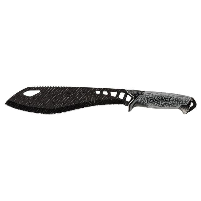 Gerber Versafix Pro Machete Gray Rubber Black Stainless Sawback Blade - Knives.mx