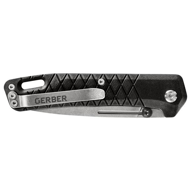 Gerber Zilch Linerlock Black GFN Stonewash 7Cr Stainless - Knives.mx