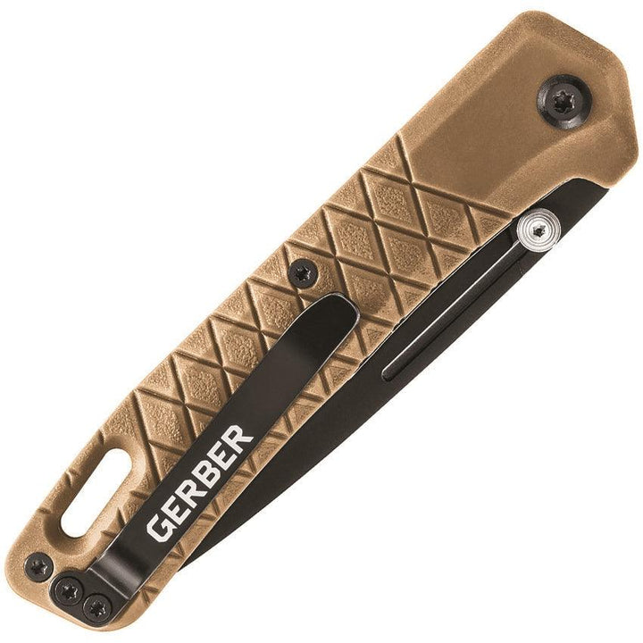 Gerber Zilch Linerlock Coyote Brown GFN Black 7Cr Stainless - Knives.mx